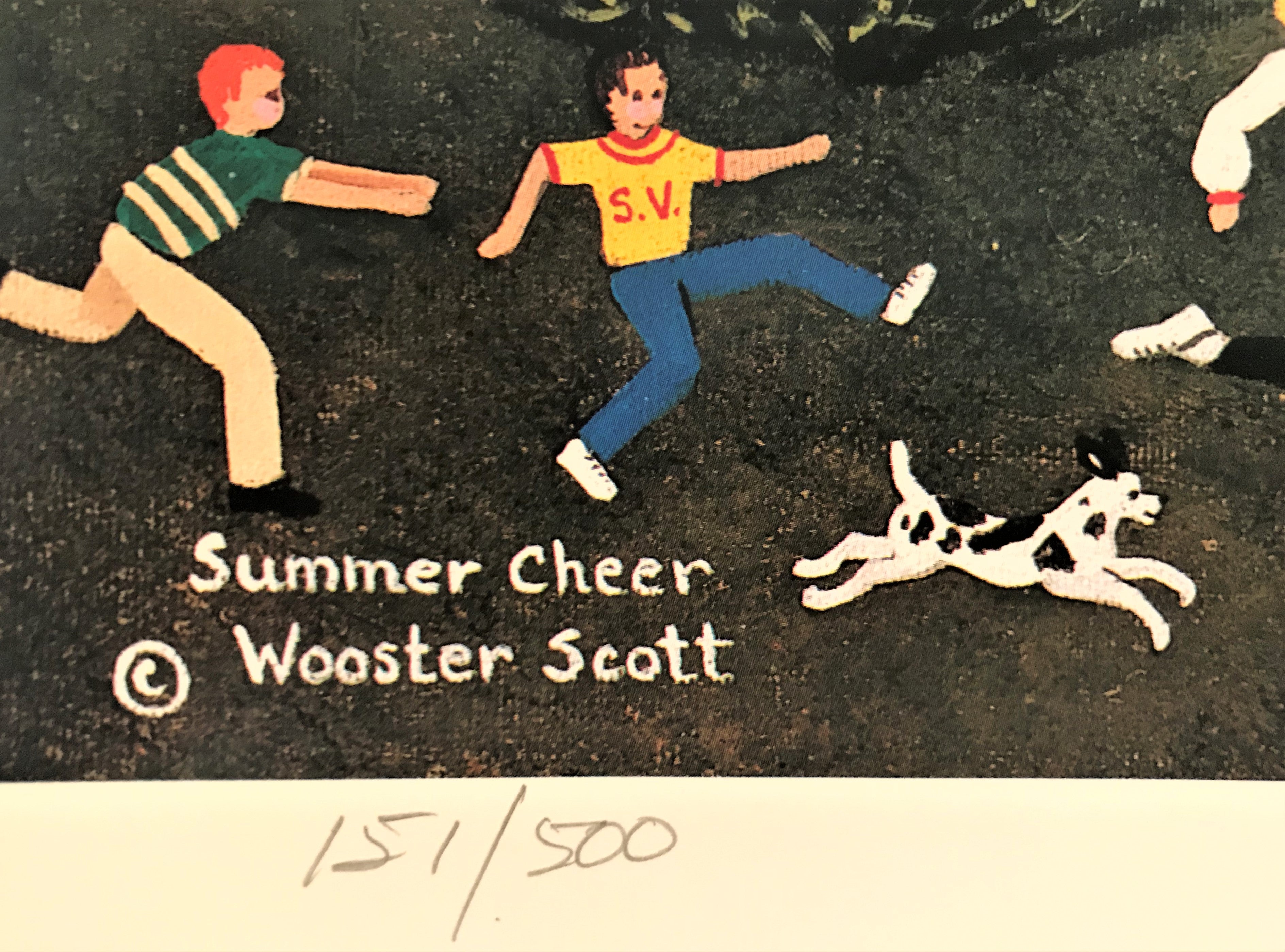 Summer Cheer Jane Wooster Scott Offset Lithograph Print Artist Hand Signed and Numbered