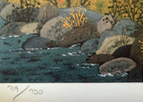 Sun Valley School Days Jane Wooster Scott Lithograph Print Artist Hand Signed and Numbered