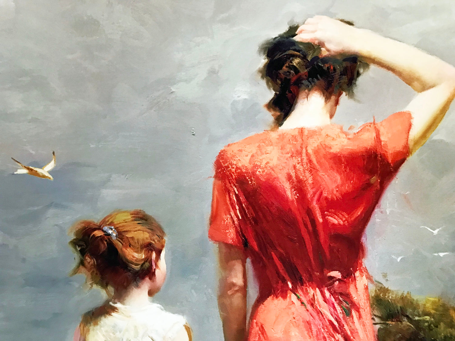 Afternoon Stroll Pino Daeni Giclée Print Artist Hand Signed and Numbered