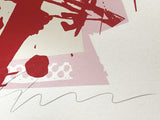 Comic Relief 5 Jim Evans Monoprint Artist Hand Signed and Numbered