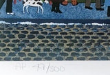 New York New York Jane Wooster Scott Artist Proof Lithograph Print Artist Hand Signed and AP Numbered