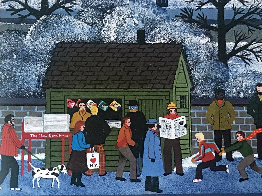 New York New York Jane Wooster Scott Lithograph Artist Hand Signed Numbered
