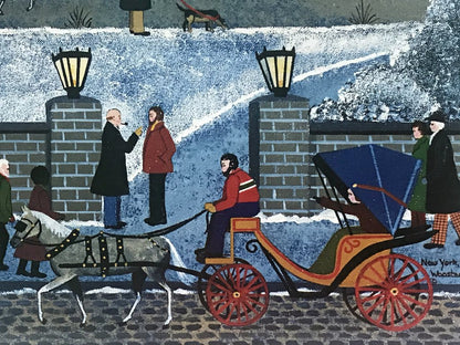 New York, New York - Limited Edition Lithograph on Paper by Jane Wooster Scott