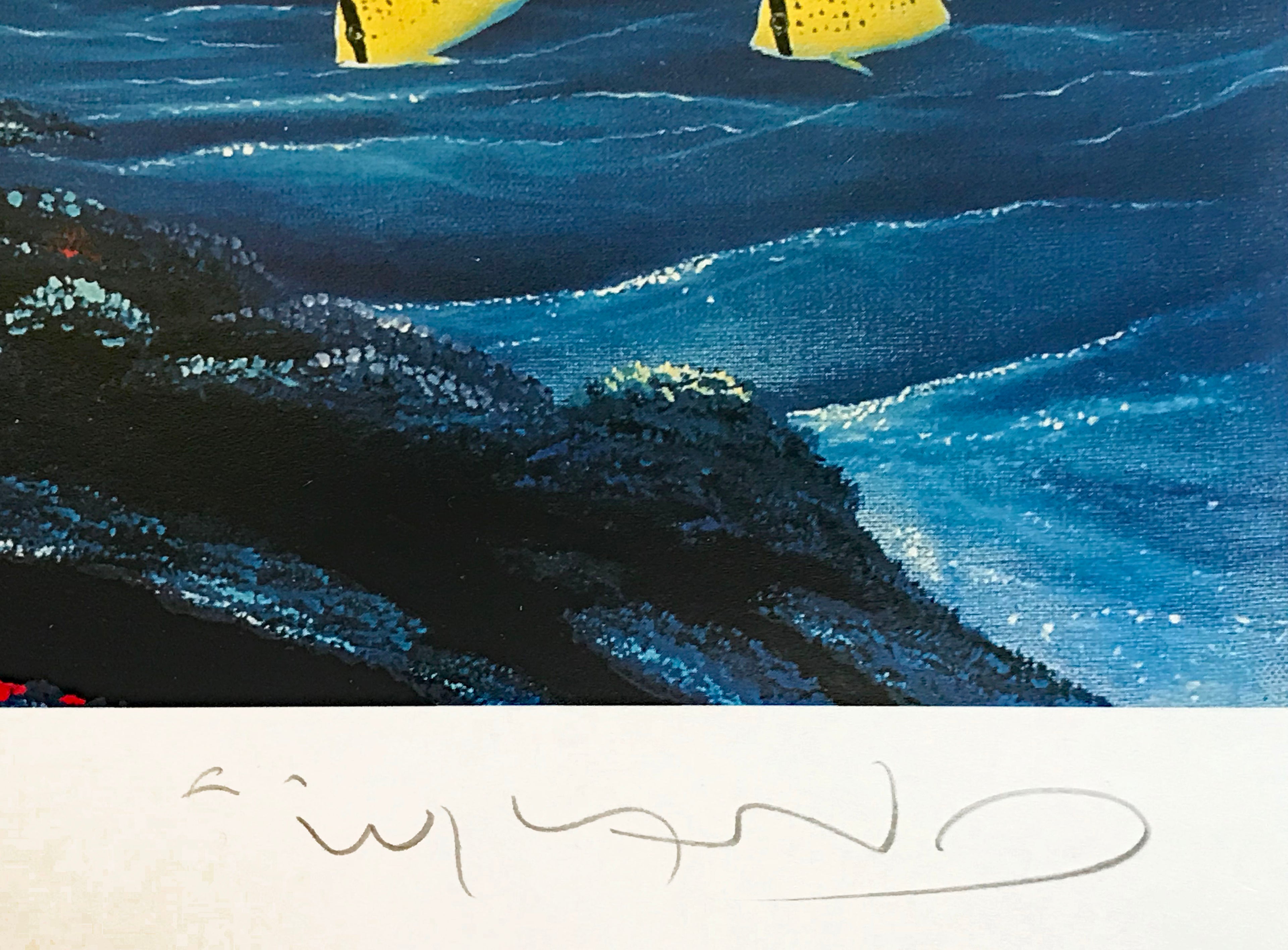 Paradise Wyland and James Coleman Lithograph Print Artists Hand Signed and Numbered