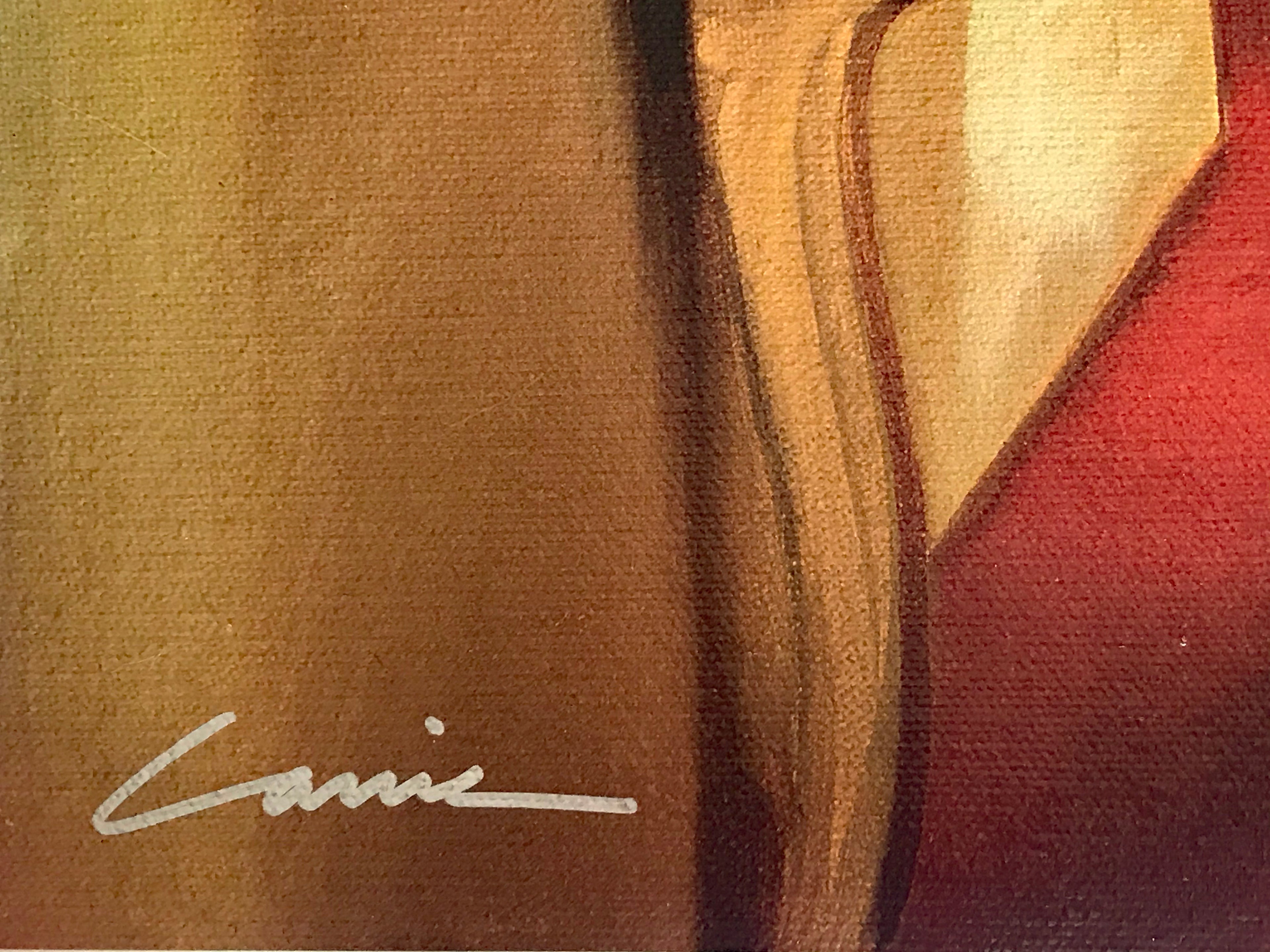 Reclined Read Carrie Graber Canvas Giclée Print Artist Hand Signed and Numbered