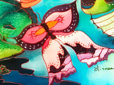 Butterfly Cove II Linnea Pergola Canvas Giclée Print Artist Hand Signed and Numbered