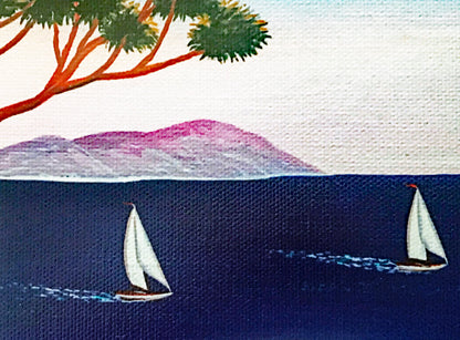 Sailing St Tropez Fanch Ledan Canvas Giclée Print Artist Hand Signed and Numbered