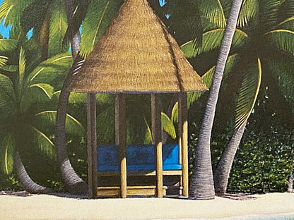 The Cabana Dan Mackin Lithograph Print Artist Hand Signed and Numbered