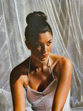 Light Through the Curtain Rob Hefferan Hand Embellished Canvas Giclée Print Artist Hand Signed and Numbered