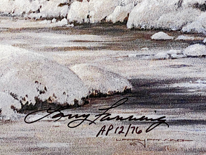 Front Range Storm Larry Fanning Artist Proof Lithograph Print on Paper Artist Hand Signed and AP Numbered