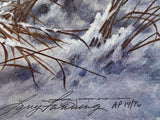 April Snow Larry Fanning Artist Proof Lithograph on Paper Artist Hand Signed and AP Numbered