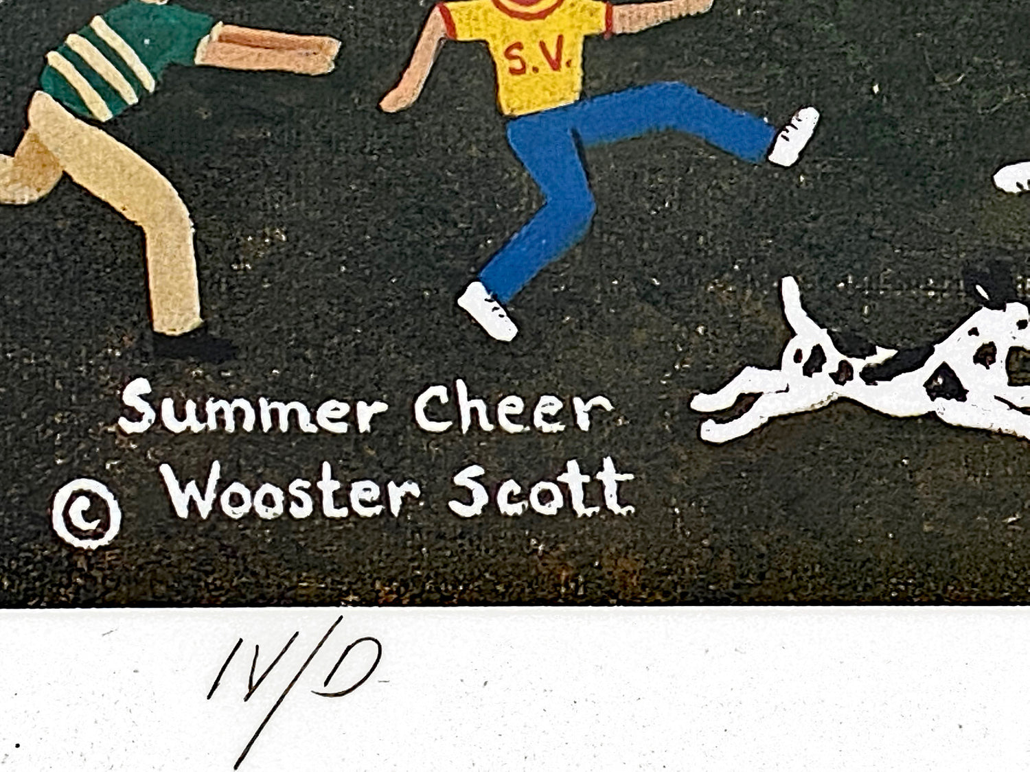 Summer Cheer Jane Wooster Scott Offset Lithograph Print Artist Hand Signed and Roman Numeral Numbered