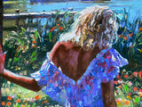 My Beloved by the Lake Howard Behrens Canvas Giclée Print Artist Hand Signed and Numbered