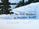 The First Shadow Jane Wooster Scott Lithograph Print Artist Hand Signed and Numbered