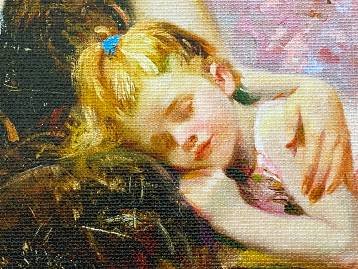 Precious Moments Pino Daeni Canvas Giclée Print Artist Hand Signed and Numbered