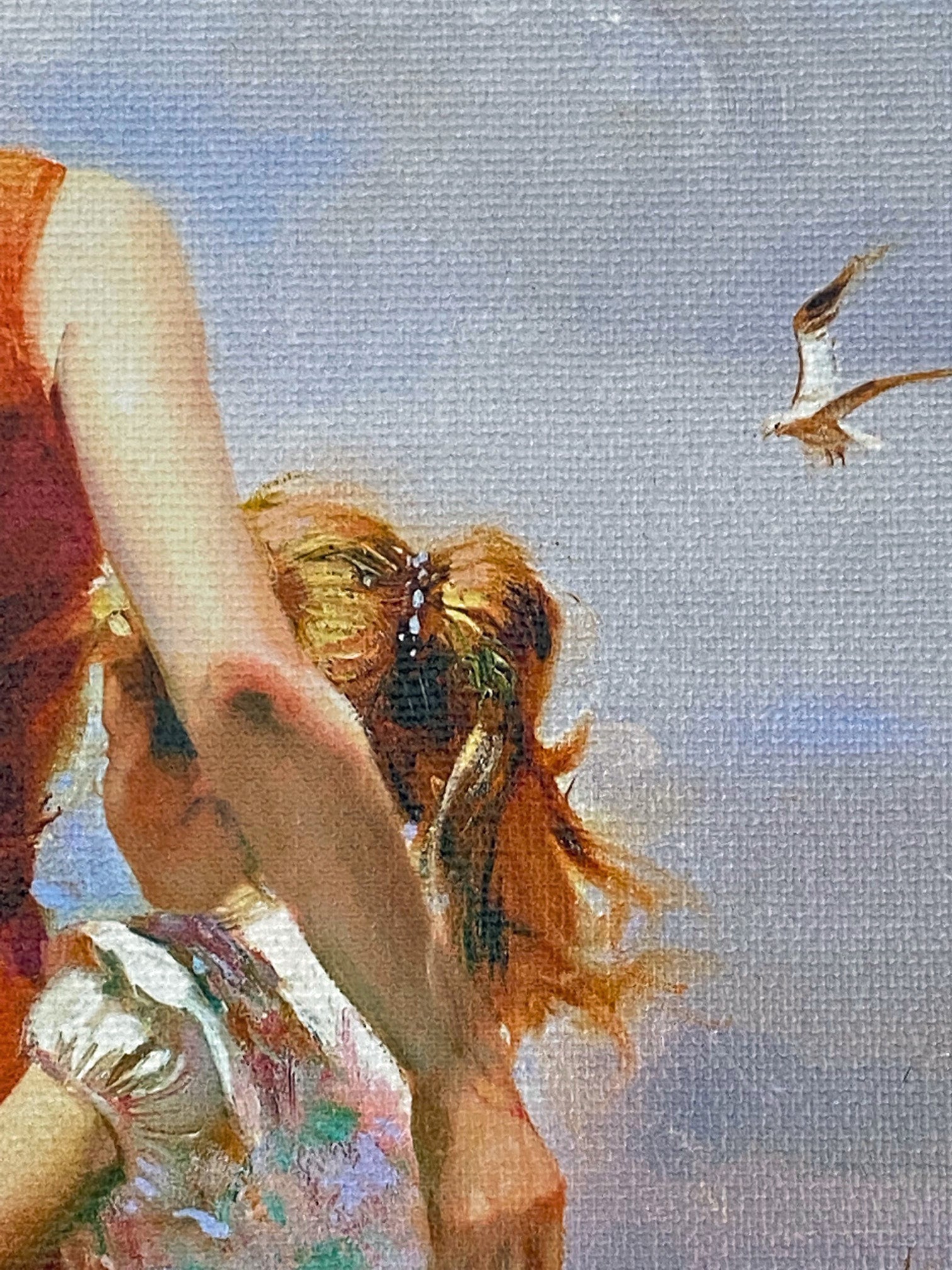 Breezy Days Pino Daeni Canvas Giclée Print Artist Hand Signed and Numbered