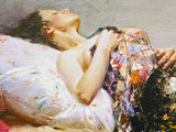 Sensuality Pino Daeni Canvas Giclée Print Artist Hand Signed and Numbered