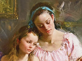 Bedtime Stories Pino Daeni Giclée Print Artist Hand Signed and Numbered