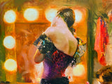 Almost Ready Pino Daeni Giclée on Canvas Artist Hand Signed and Numbered