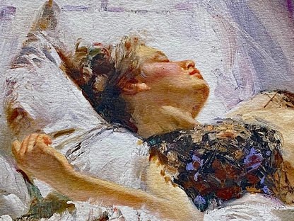 Morning Dreams Pino Daeni Giclée Print Artist Hand Signed and Numbered