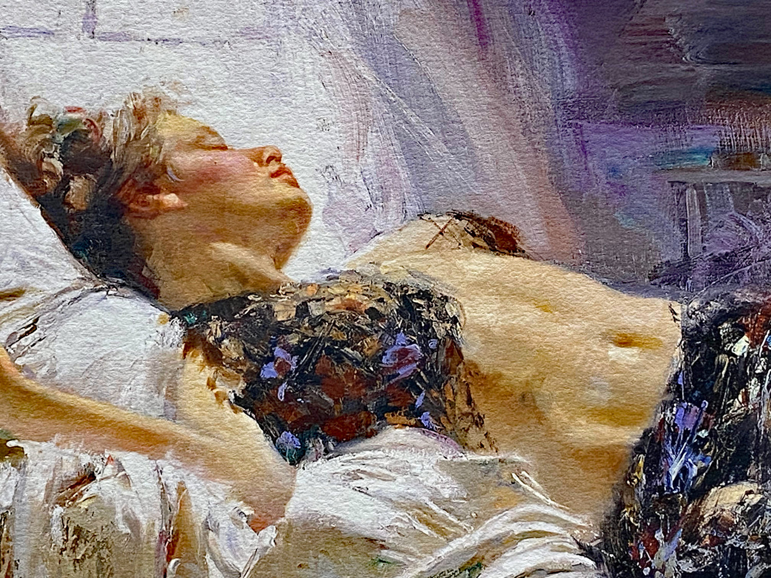 Morning Dreams Pino Daeni Giclée Print Artist Hand Signed and Numbered