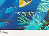 Lahaina Sea Flight Robert Lyn Nelson Mixed Media Print Artist Hand Signed and Numbered