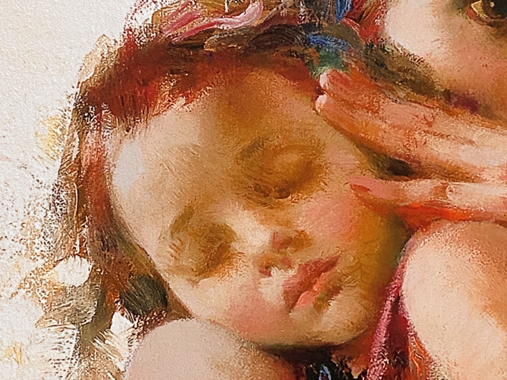 Maternal Instincts Pino Daeni Giclée Print Artist Hand Signed and Numbered