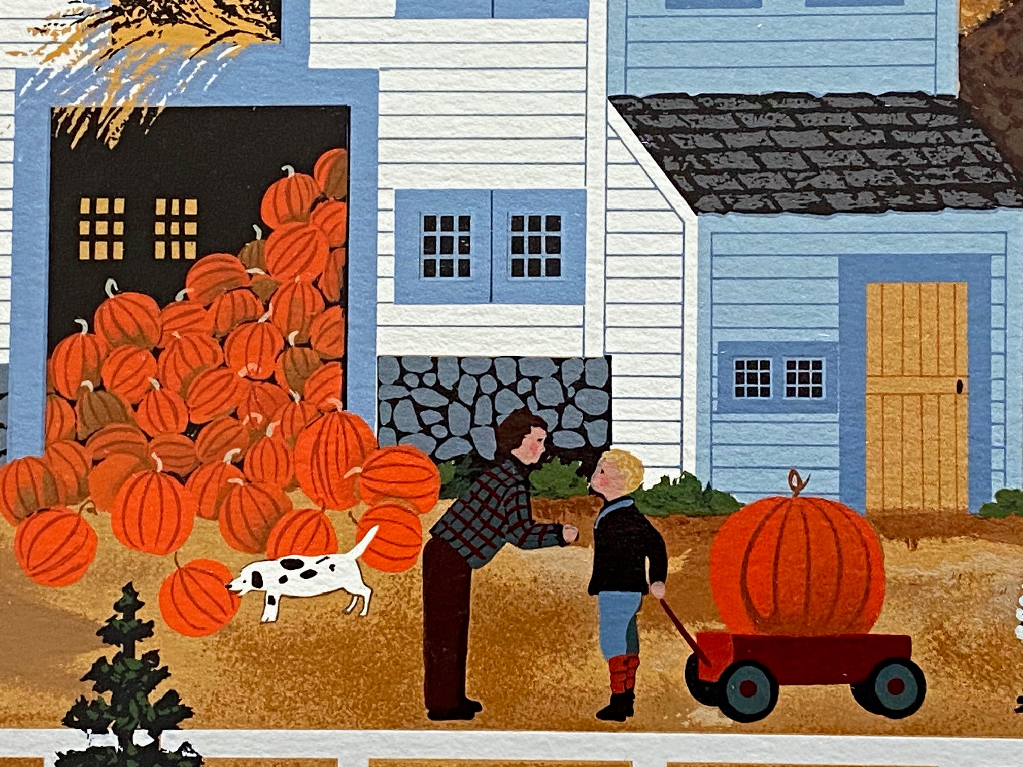 Bountiful Harvest Jane Wooster Scott Artist Proof Serigraph Artist Hand Signed and AP Numbered