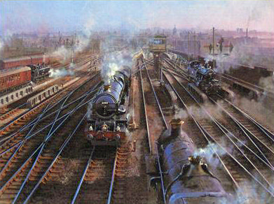 Snow Hill Sunset John Austin Lithograph Print Artist Hand Signed and Numbered