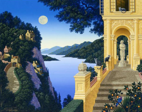 Two Suitors Jim Buckels Serigraph Print Artist Hand Signed and Numbered