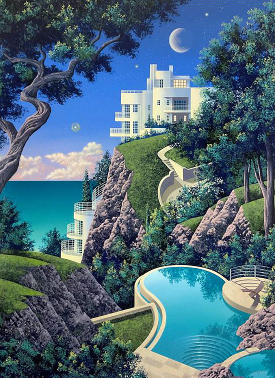 Venus Rising Jim Buckels Serigraph on Canvas Artist Hand Signed and Roman Numeral Numbered