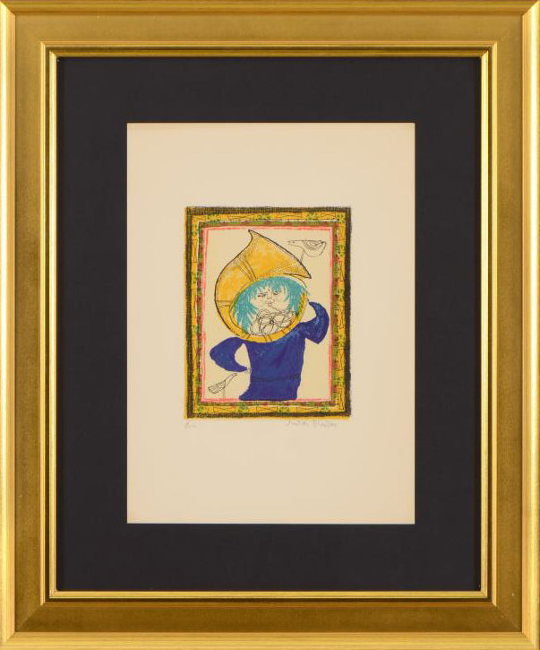 Untitled Judith Bledsoe Artist Proof Lithograph Artist Hand Signed EA Numbered and Framed