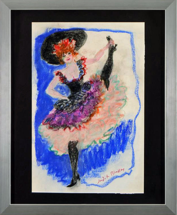 Mlle Fifi Judith Bledsoe Pastel Painting Artist Hand Signed Framed