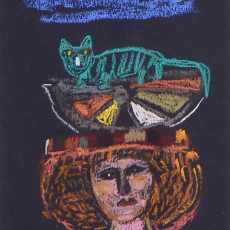 Summer Night Dream Judith Bledsoe Pastel Painting Artist Hand Signed Framed