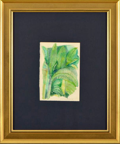 Banana Trees Judith Bledsoe Pastel Painting Artist Hand Signed Framed