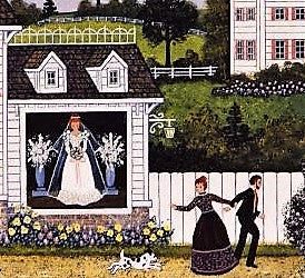 Loves Me Loves Me Not Jane Wooster Scott Lithograph Print Artist Hand Signed and Numbered