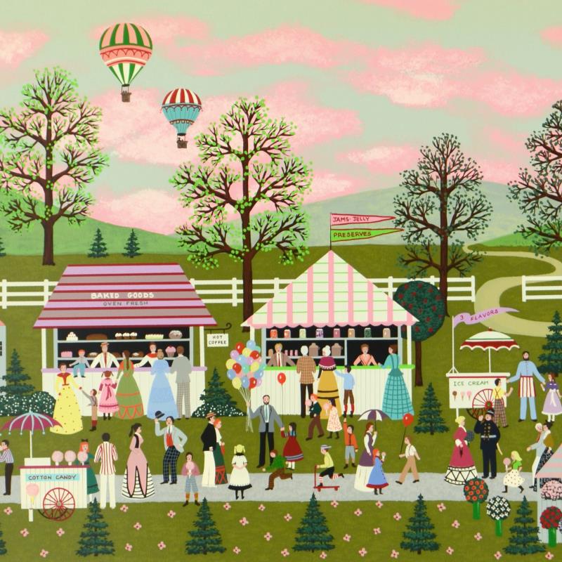 Ice Cream Special Jane Wooster Scott Serigraph Print Artist Hand Signed and AP Numbered