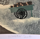 Hanging Out At Millers Pond Jane Wooster Scott Artist Proof Serigraph Print Artist Hand Signed and AP Numbered