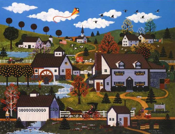 Docs Day Off Jane Wooster Scott Lithograph Print Artist Hand Signed and Numbered