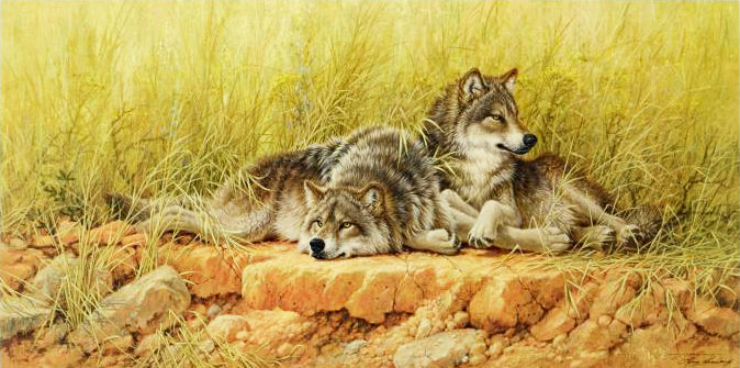 End Of Summer Larry Fanning Lithograph Print on Paper Artist Hand Signed and Numbered