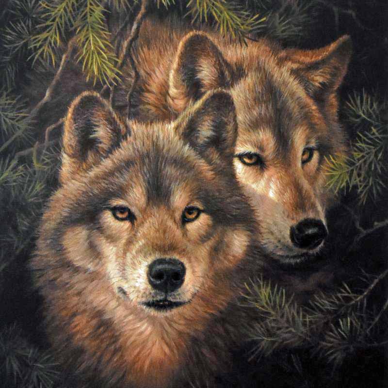 Timber Mates Larry Fanning Artist Proof Lithograph Print on Paper Artist Hand Signed and AP Numbered