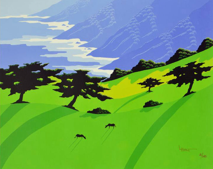 Hills of Fortune Larissa Holt Canvas Giclée Print Artist Hand Signed and Numbered