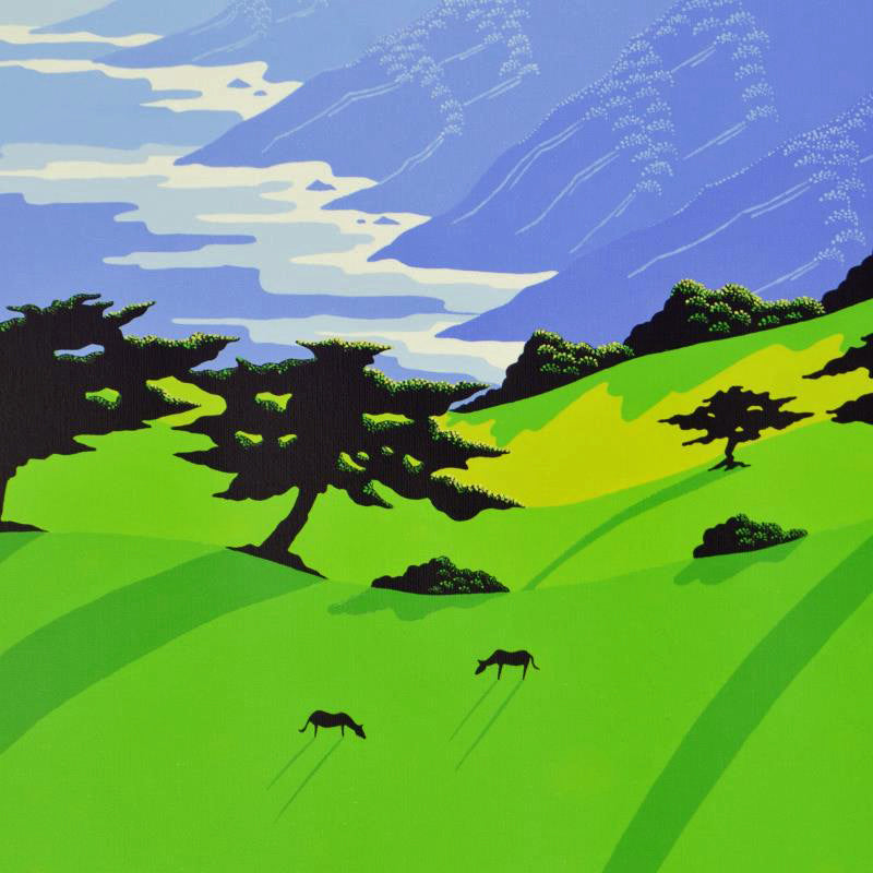 Hills of Fortune Larissa Holt Canvas Giclée Print Artist Hand Signed and Numbered