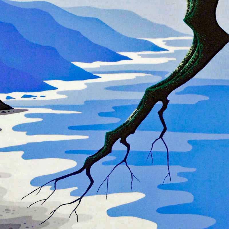 Coast Ecstasy Larissa Holt Canvas Giclée Print Artist Hand Signed and Numbered