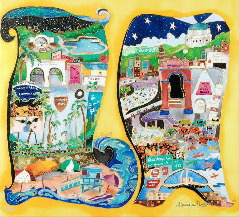 LA Linnea Pergola Stretched Canvas Giclée Print Numbered with Artist Authorized Signature