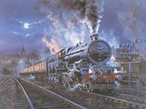 Night Arrival John Austin Lithograph Print Artist Hand Signed and Numbered