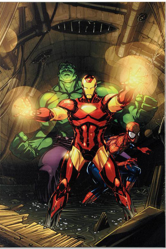 Secret Invasion 7 Marvel Comics Artist Leinil Francis Yu Canvas Giclée Print Numbered