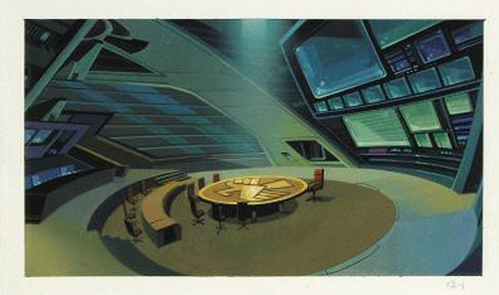 Marvel Studios Ultimate Avengers Movie Original Background Painting