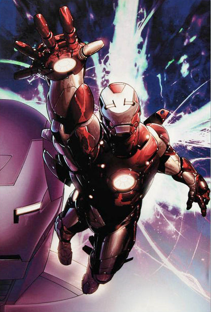 Invincible Iron Man 25 Marvel Comics Artist Salvador Larroca Canvas Giclée Print Numbered