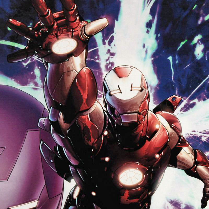 Invincible Iron Man 25 Marvel Comics Artist Salvador Larroca Canvas GicléePrint Numbered
